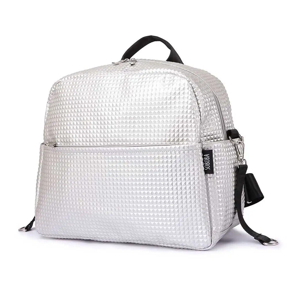 Stroller Bag Baby Travel 18L Plaid Diaper Bag Mother Maternity Bag with 2 Straps