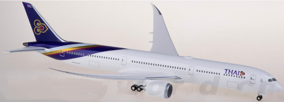 1:200 34CM Hogan THAI BOEING 787-10 Passenger Airplane ABS Plastic Plane Model