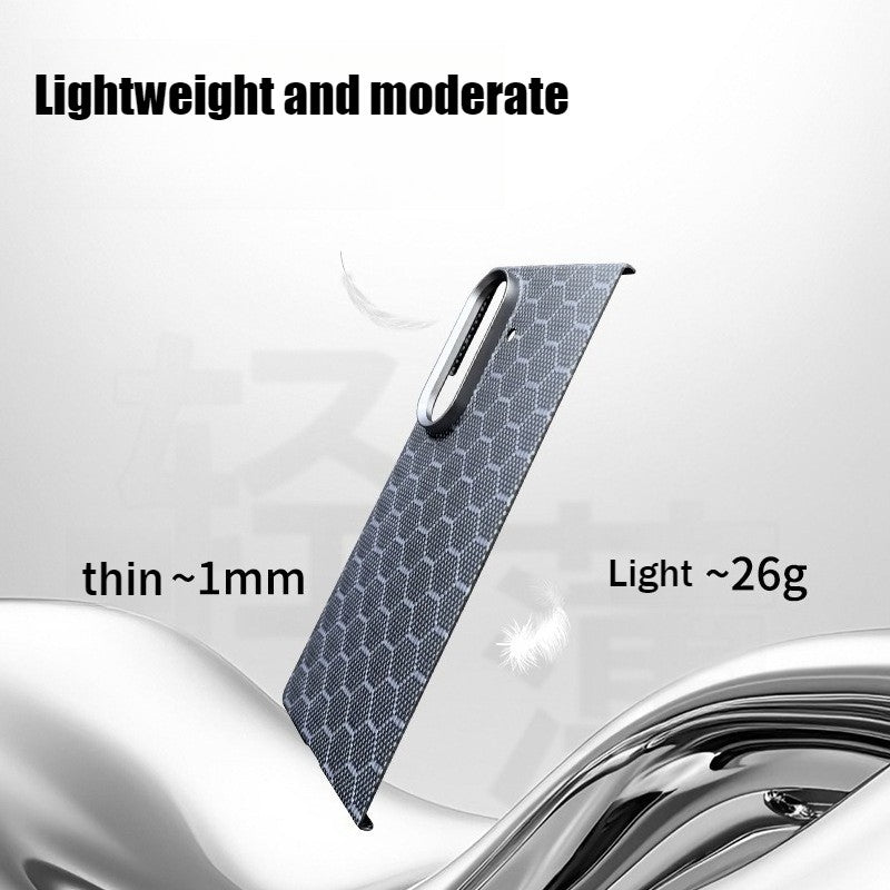 Samsung Zfold7 carbon fiber magnetic suction w26 anti drop protective cover (F）