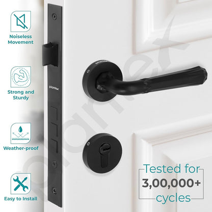 Heavy Duty Mortise Main Door Lock Set For Home Office With 3 Brass Keys