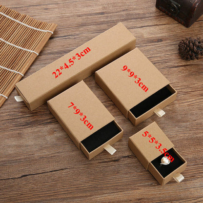High Quality Jewellery Gift Boxes Bag Necklace Bracelet Drawer Box Jewelry Box.