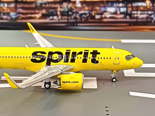 1:400 Geminijets Spirit Airlines Airbus A320neo Passenger Airplane Diecast Model