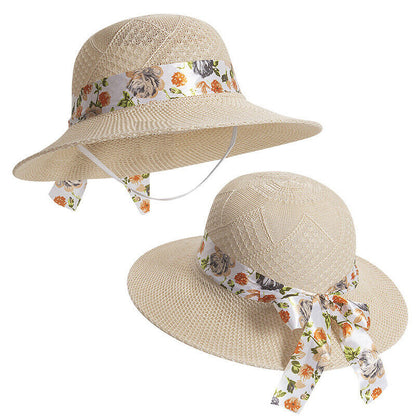 Summer Women Hats Wide Brim Sun Hats Straw Hat Sun Protection Ladies Panama Caps
