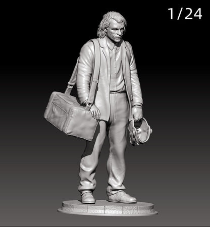 1/24 resin figure model kit H/75mm Movie character clown Unassembled 3D printing