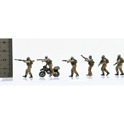 1/72 Middle Eastern Elite Soldiers 6 Soldier Model