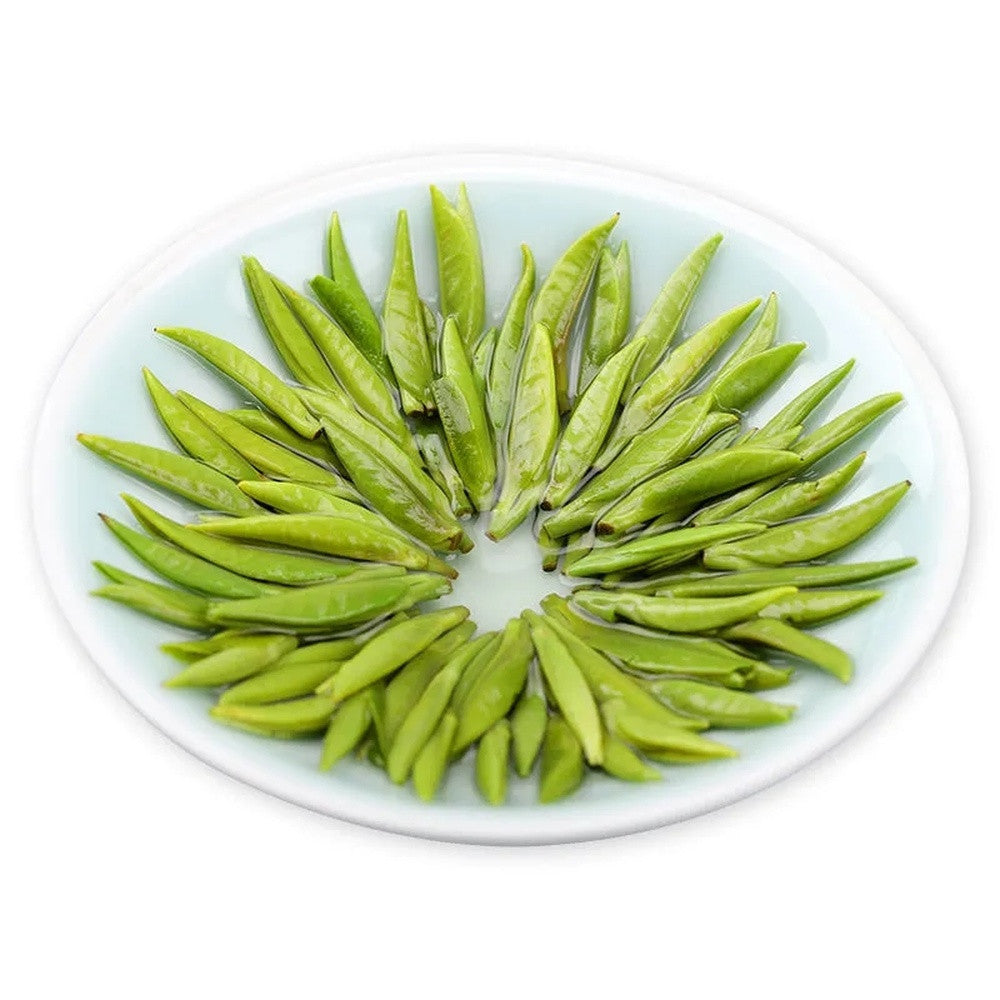 China Jin Tan Que She Hand Picked Sparrow Tongue Organic Green Tea Gift Box 50g