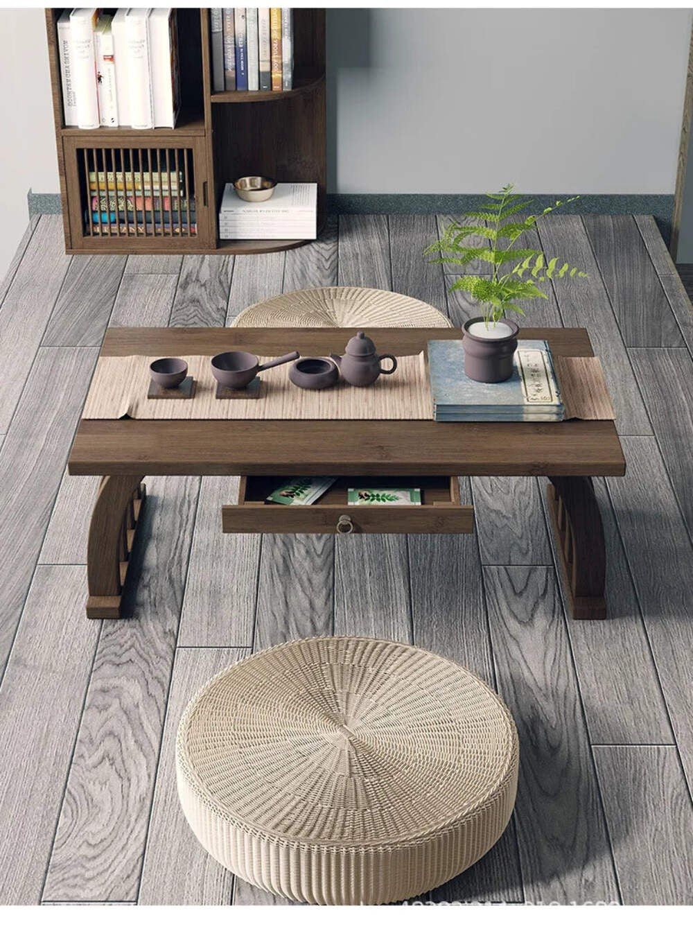Nanzhu Bay Window Tea Table Japanese Low Table