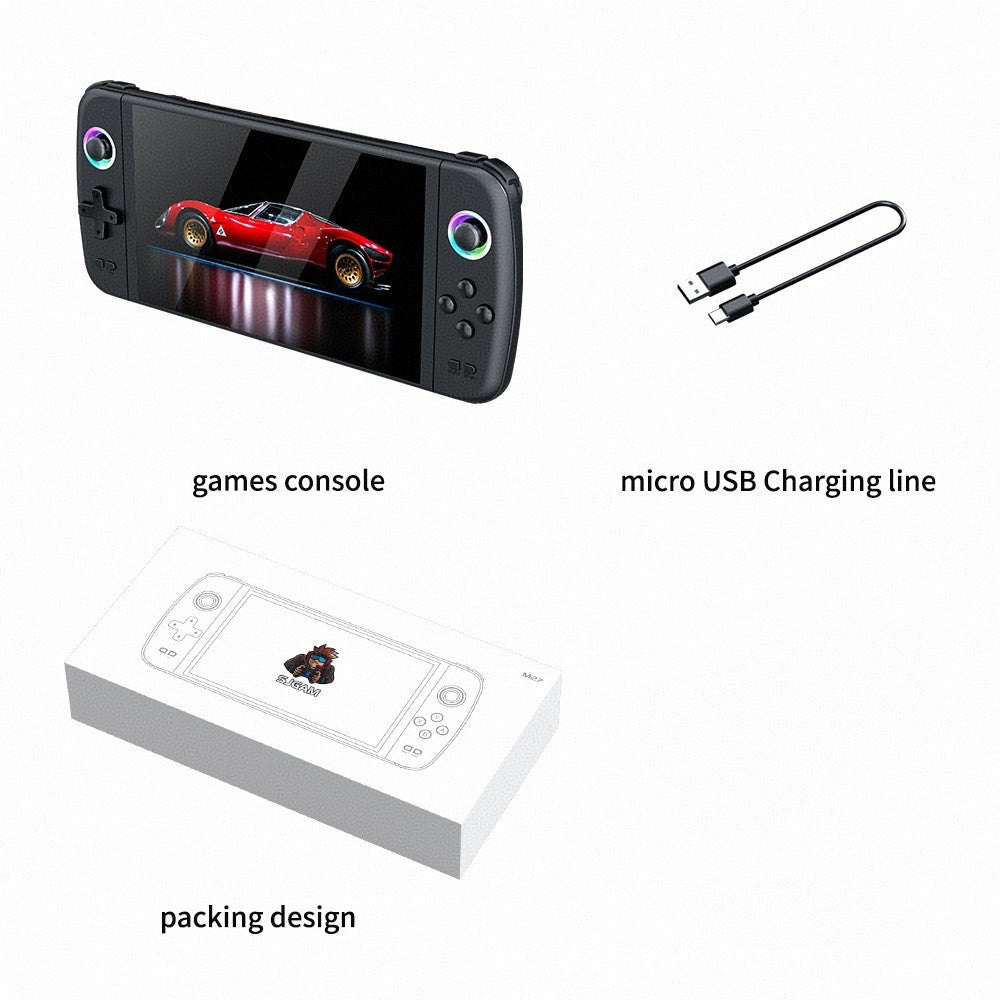 M27 large screen handheld game console connected to TV home video 64/128/256GB