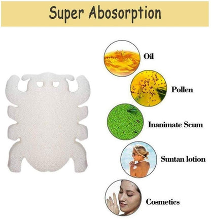 2PCS Oil Absorbing Sponge Swimming Pool Hot Tub Spa Absorb Sludge Dirt Scum