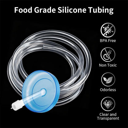 2-Pack Silicone Water Pump Hose Replacement, Food Grade Tube for 5-Gallon Elect