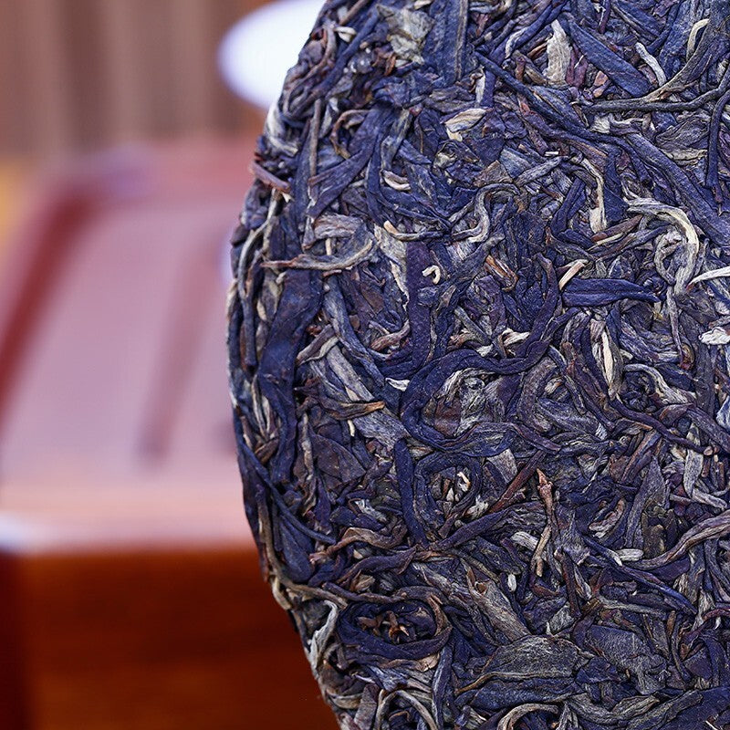 2015 CHINATEA ZHEN PIN Blue Mark LAN Yin Pu erh Tea Cake,RAW Pu'er Puer tee,357g