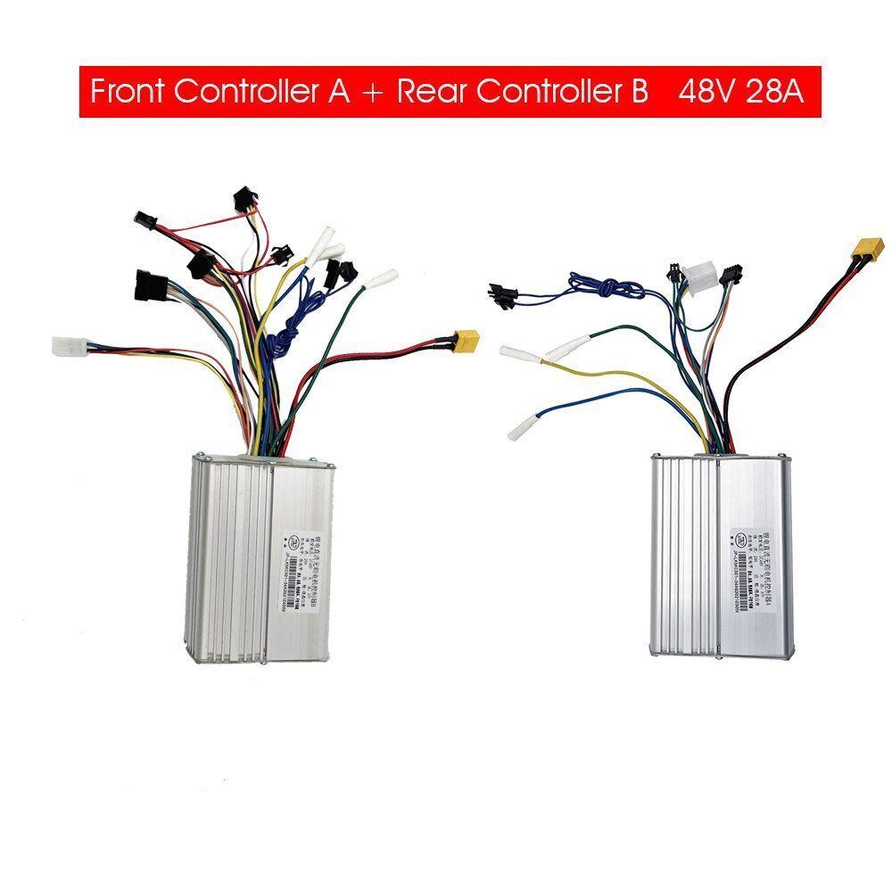 48V 28A Dual Motor Electric Scooter Controller Display Accelerator Spare Parts
