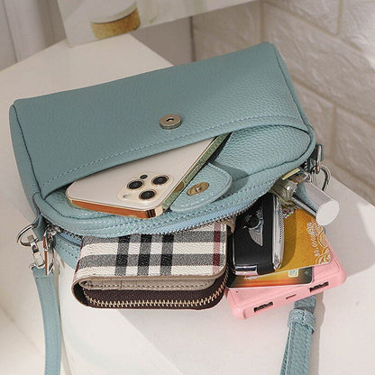 Women Crossbody Bag Elegant Soft Leather Purse Shoulder Totes Handbags Shoulder