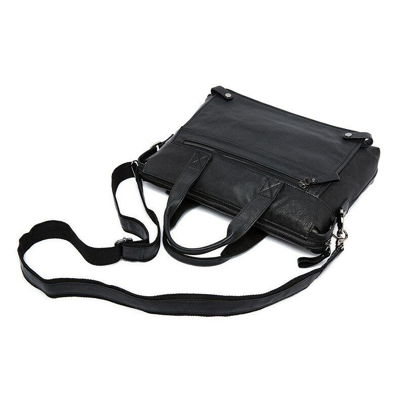 Shoulder Bag Messenger Crossbody Bags Men's PU Leather Handbag Briefcase Laptop