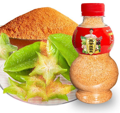 Salt Chili Salt & Sour Yay Sour Plum Powder - Guangxi Nanning Fruit Chili Salt.