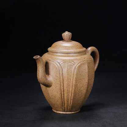 Chinese Yixing Zisha Clay Handmade Exquisite Teapot（石瓢 底款：汪寅仙）