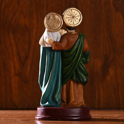 Holy Family Jesus Mary Joseph Statue Figurine Catholic Decoration Ornament