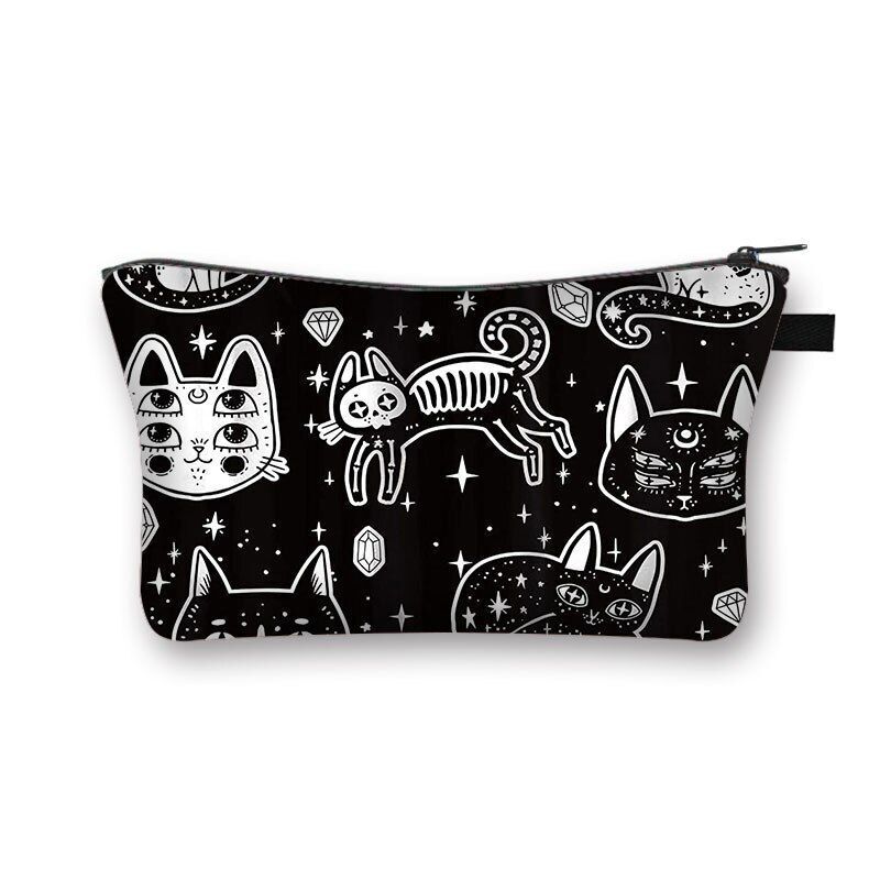 Cosmetic Case Makeup Bag Canvas Toiletry Bag Small Clutch Lipstick Bags Canvas