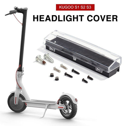 Plastic Headlight Front Light Covers Electric Scooter Screws Set Replacement ABS