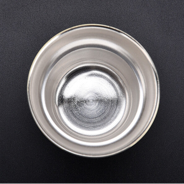 999 Sterling Silver Tea Set Porcelain Jingdezhen Tea Pot Gaiwan Dragon Print Cup