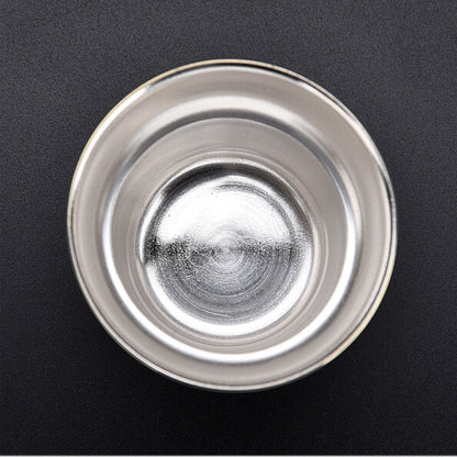 999 Sterling Silver Tea Set Porcelain Jingdezhen Tea Pot Gaiwan Dragon Print Cup