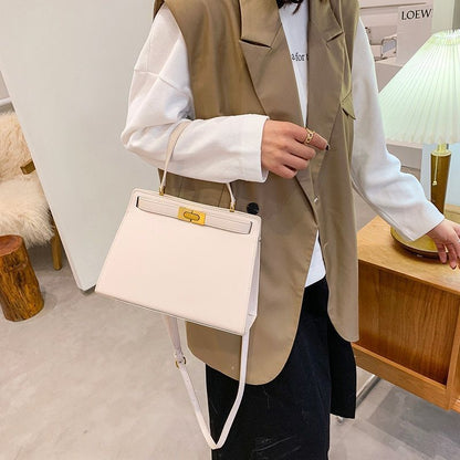Shoulder Bag Synthetic Leather Handbag Crossbody Bag Messenger Purse 26*9*20 CM