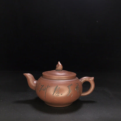 vintage chinese yixing purple clay teapot zisha ceremony teaware collection rare