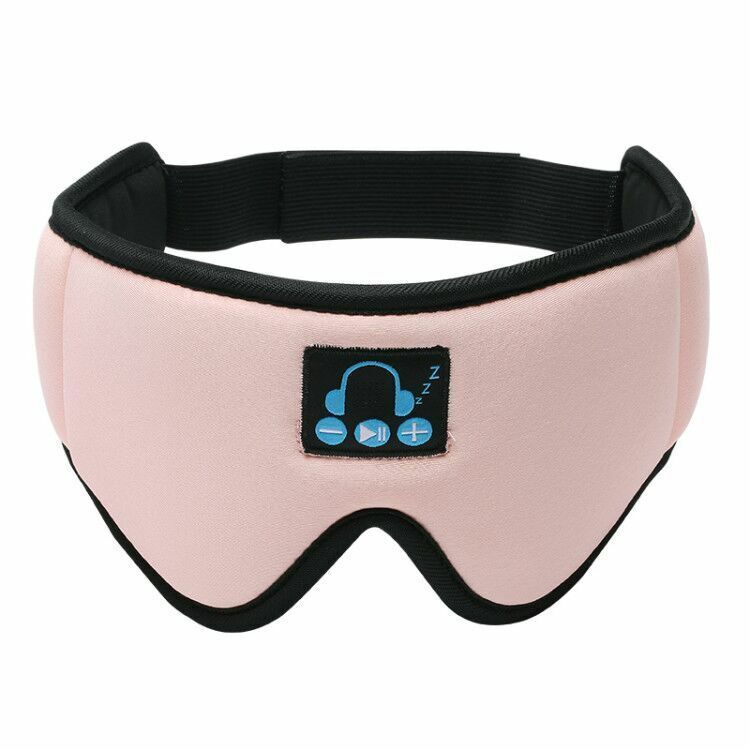 Bluetooth 5.0 Wireless Headset Music Headphones 3D Sleeping Eye Mask Headband