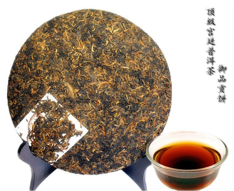 High Quality Pu'er Tea Royal Tribute Cake Puer Tea Menghai Ripe Puer Tea 357g