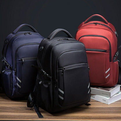 Waterproof Business Backpacks School Bag Anti-theft Men 15.6 Inch Laptop Travel