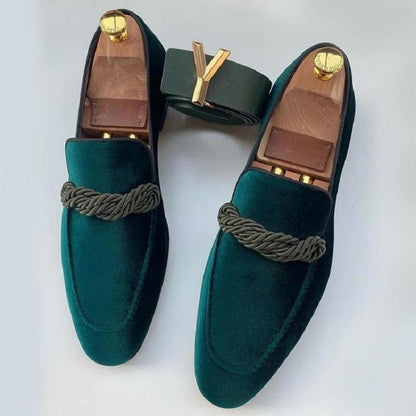 Men's Loafers Leather Shoes Men Driving Shoes Wedding Male Dress Shoes