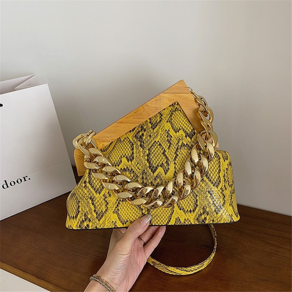 Vintage Evening Party Clutch Synthetic Leather Shoulder Crossbody Bags Handbags