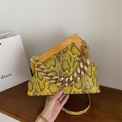 Vintage Evening Party Clutch Synthetic Leather Shoulder Crossbody Bags Handbags