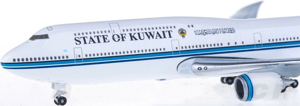 1:500 Hogan STATE OF KUWAIT BOEING 747-8 Passenger Aircraft Diecast Plane Model