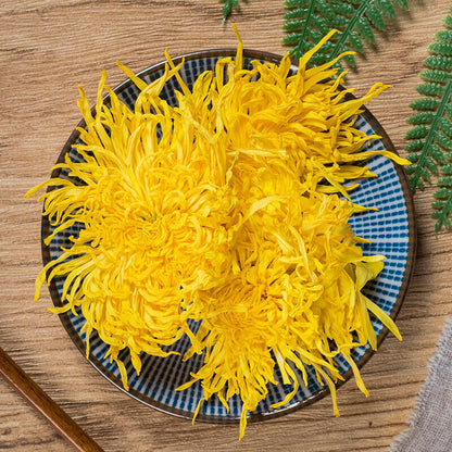 Organic Yellow Chrysanthemum Tea Big Blooming Flower Dry Herbal Health Herbs Tea