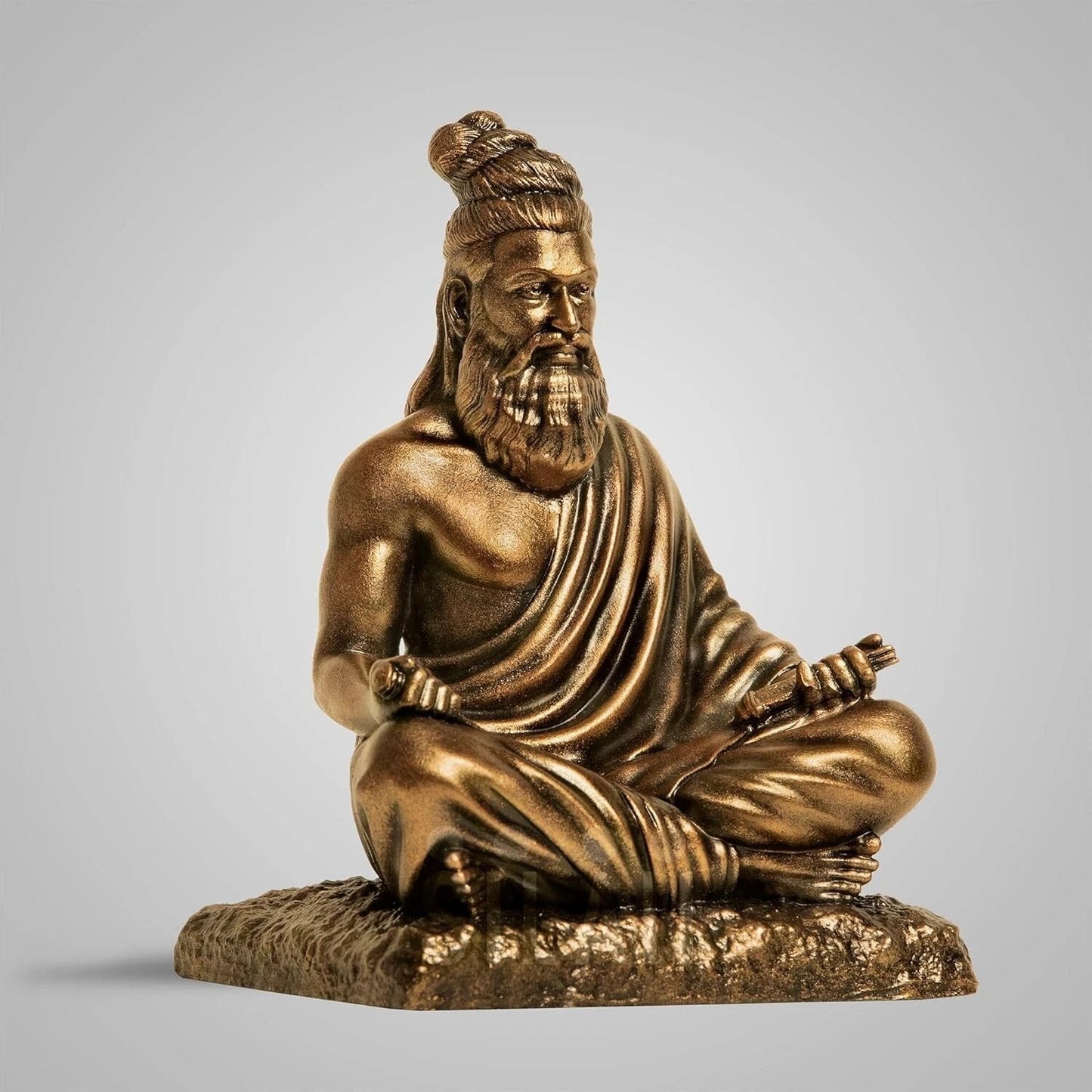 Valluvar Thiruvalluvar Sculpture - Tamil Poet Philosopher Idol Statue Figurine