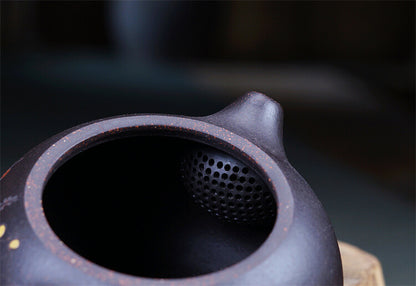 Xishi Pot Handmade Wintersweet Carved Real Yixing Zisha Clay Tea Pot Marked New