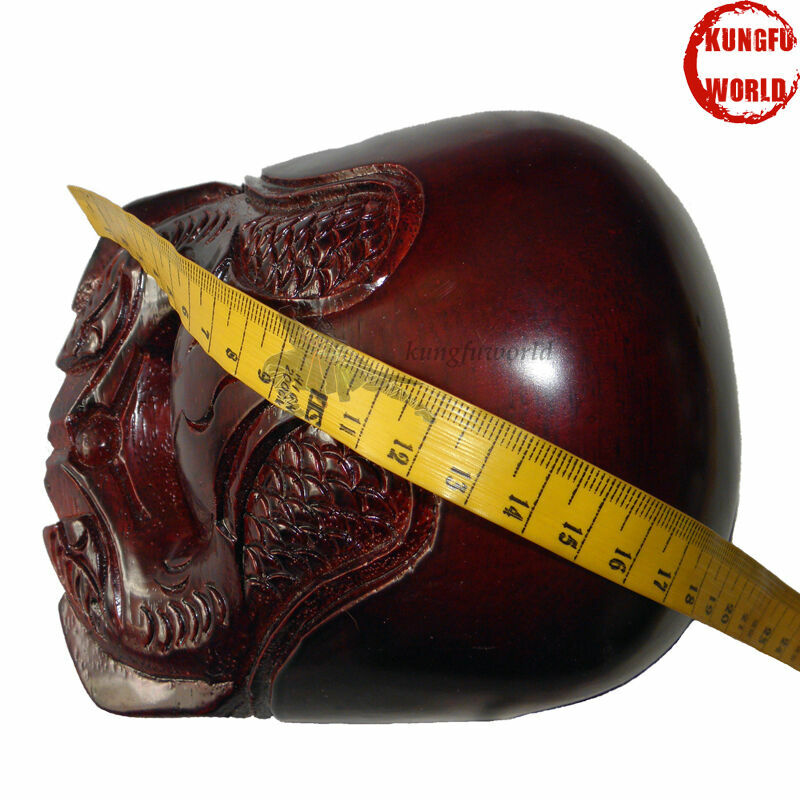 5" Temple Block Zen Drum Buddhism Muyu Buddhist Annatto Wooden Fish Mokugyo