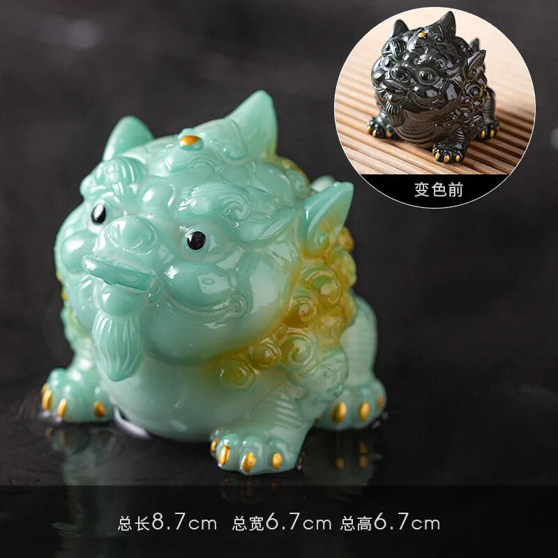 Pixiu-Color Changing Tea Pet Decoration Play Tea Ceremony Kung Fu Tea Set
