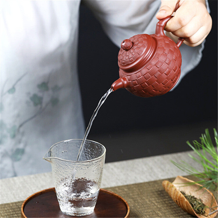 Original Ore Real Yixing Zisha Dahongpao Clay Tea Pot Marked China Handmade Pot