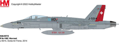 1:72 HM F/A-18C Hornet J-5014 Swiss Air Force 2014 Fighter Diecast Plane Model