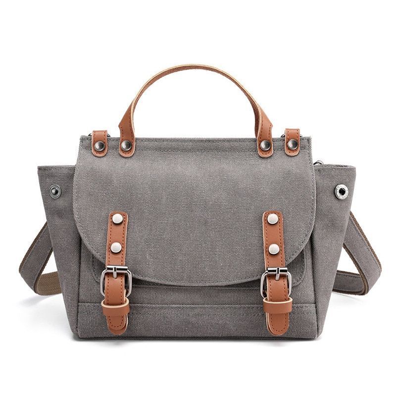 Canvas Bag Fashion Trendy Shoulder Messenger Purse Small Bag Handbag 22*12*20 CM