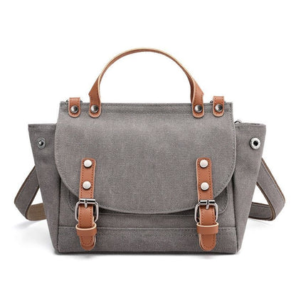 Canvas Bag Fashion Trendy Shoulder Messenger Purse Small Bag Handbag 22*12*20 CM