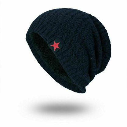 Fashion Soft Cap Men's Hat Beanie Hat Autumn Winter Cap Wool Knitted Warm Hats
