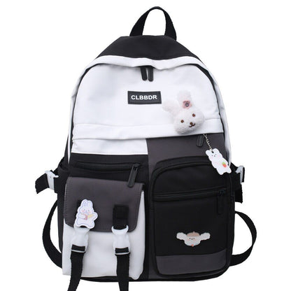 Backpack Women School Bag College Student Nylon Backpack Female Bag