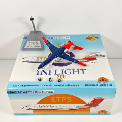1:200 InFlight ETPS BAC 111-479FU One-Eleven ZE432 Airplane Diecast Plane Model