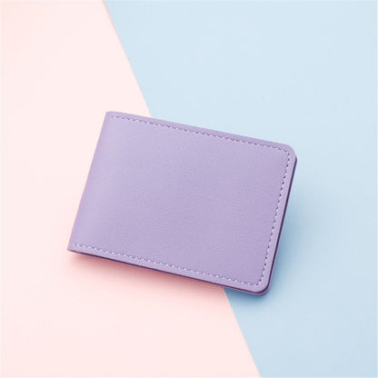 Card Holder Synthetic Leather Organizer Bag 10.8*7.7*1 CM Case White/Yellow/Red