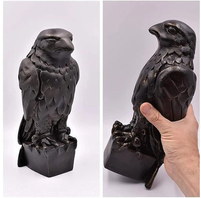 Maltese Falcon Statue Prop Handmade Resin Sculpture Home Decoration Originality