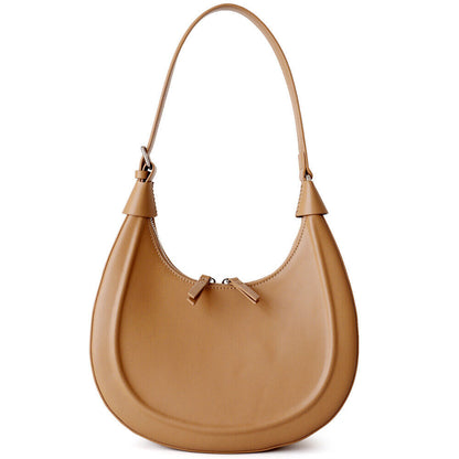 Convertible Real Leather Hobo Shoulder Bag Tote Purse Saddle Fashion Crossbody