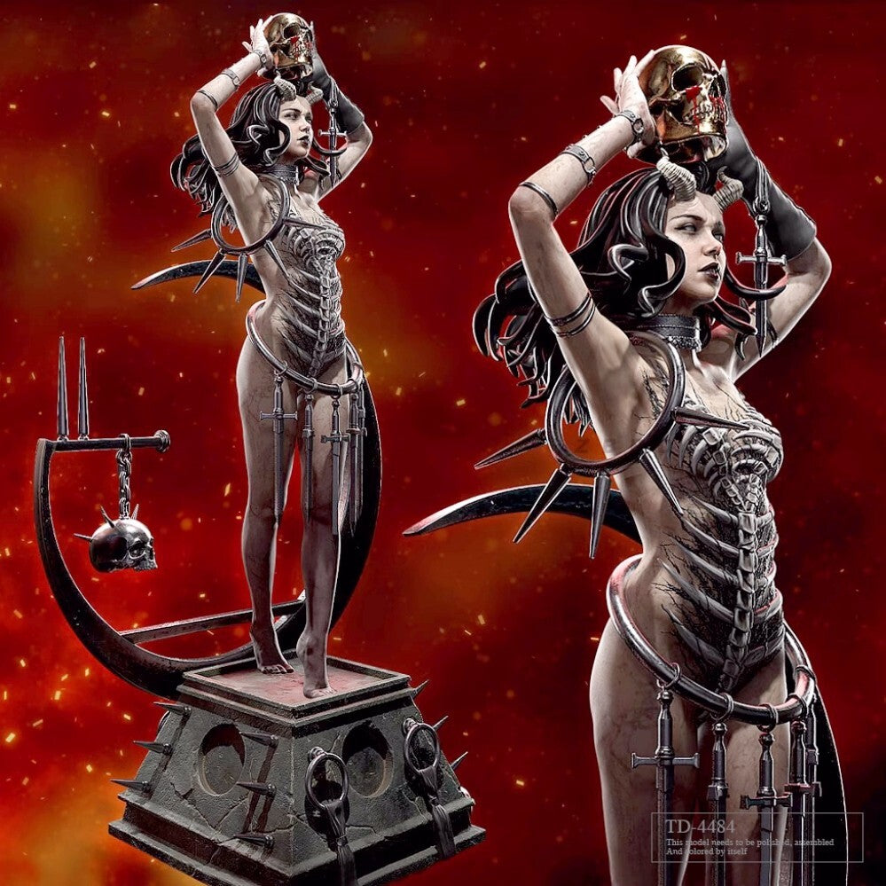 1/35 resin figure model kit Ukzel Demon Unassembled Unpainted